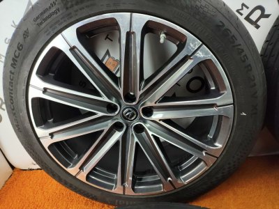 Колесо Changan Uni-K R21 5x114.3, Continental 265/45 R21, летнее