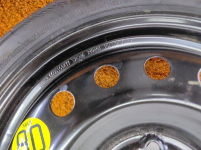 Докатка (запасное колесо) Geely Emgrand R16 5x114.3, 135/70 R16