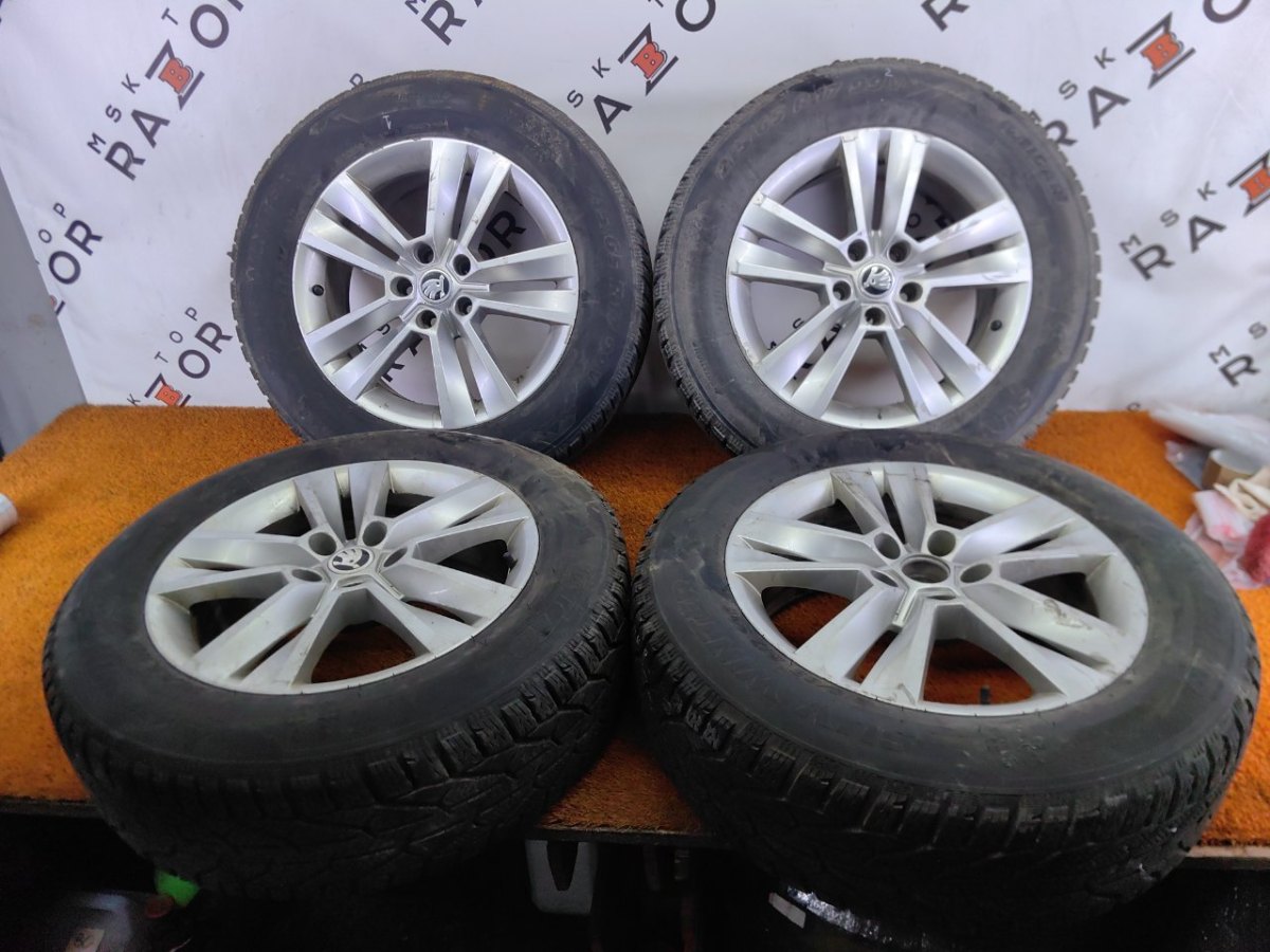 565601025A Колесо Skoda Kodiaq R17 5x112, Tigar 215/65 R17, зимнее, липучка фото 1