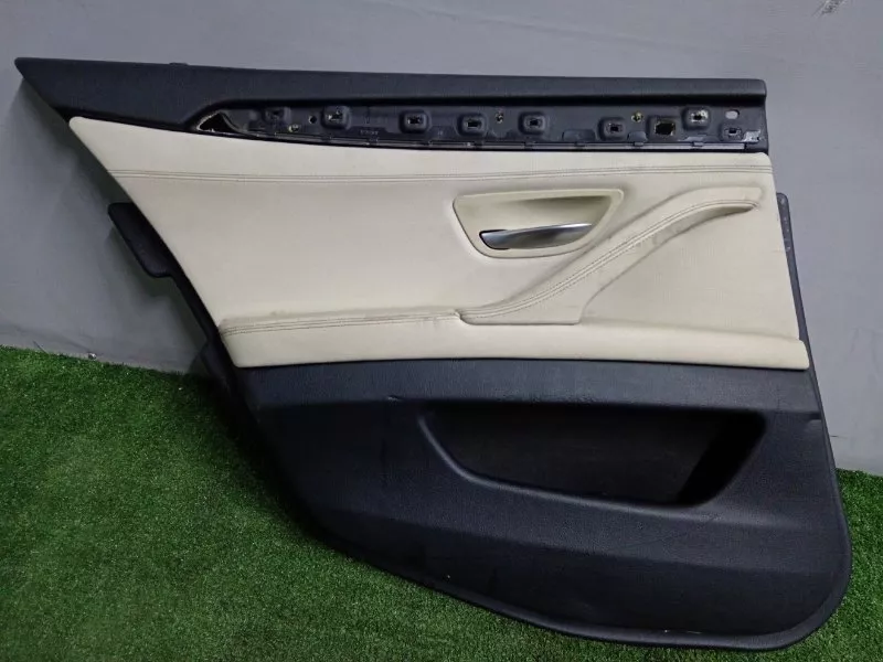 Обшивка двери BMW 5-Series 2010 51427273279 F10, задняя левая