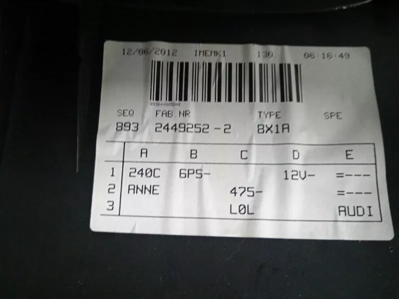 Консоль центральная