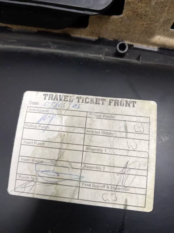 Обшивка двери BMW 3-Series 2005 51419154154 E90, передняя правая