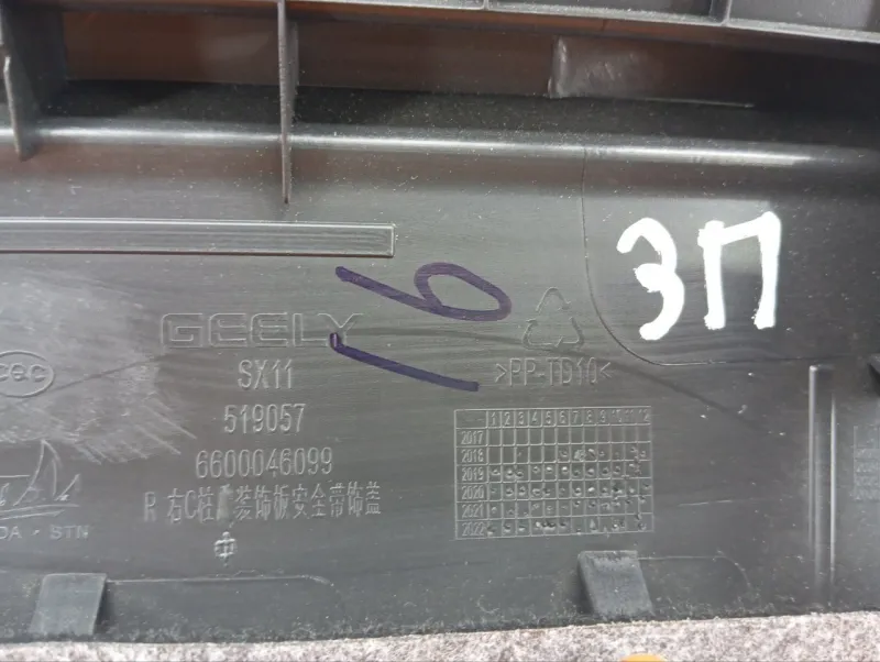 Обшивка багажника