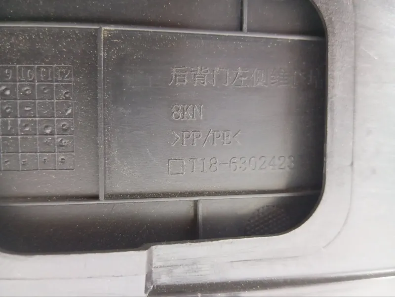 Обшивка крышки багажника