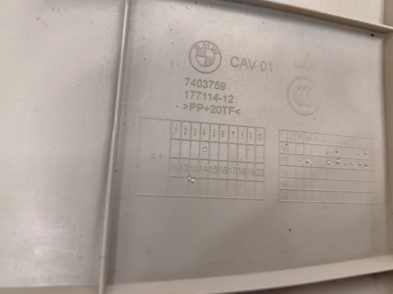 Обшивка крышки багажника