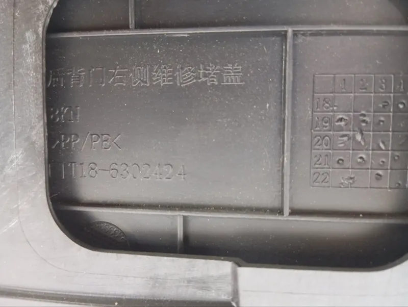 Обшивка крышки багажника