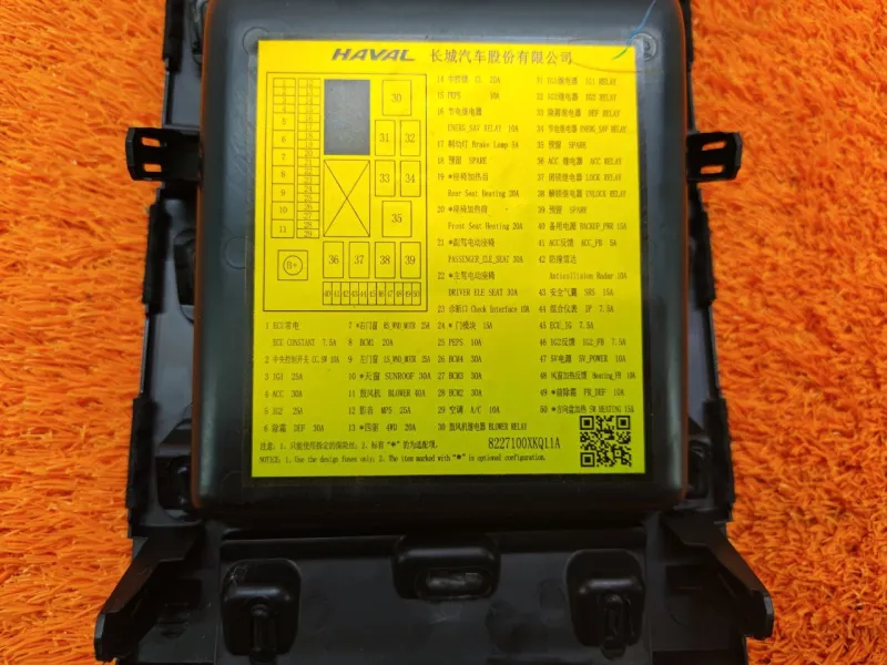 Крышка блока предохранителей